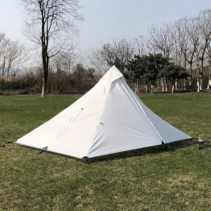Ultra-Lightweight Pyramid Camping Tent Waterproof All Season Camping Pyramid Tent Easy Setup Hiking Tent for Scouts Trekker Camping