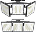 SOLLA 2025 Elite New Upgraded LED Flood Light Outdoor 300W 2 Pack 45000lm Stadium Flood Lights 5000K IP66 Waterproof Adjustable Adjustable Floodlight for Street Parking Lot