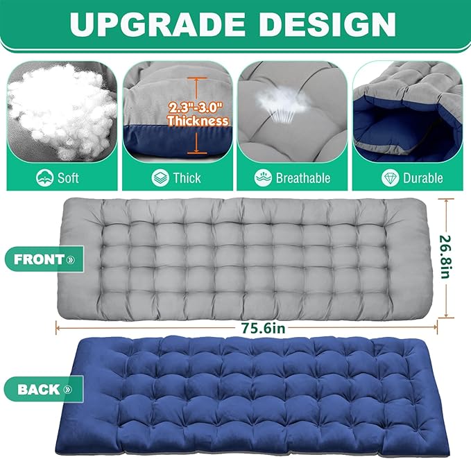LILYPELLE Portable Folding Camping Cot Adjustable 5-Position Adults Reclining Folding Chaise with Pillow Outdoor Portable Folding Lounge Chair Sleeping Cots Bed for Camping Pool Beach Patio
