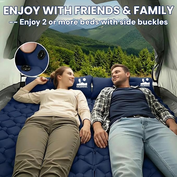 1.8 Pounds Ultralight Camping Sleeping Pad - R-Value 3.0 for 4 Seasons Durable &amp 100% Waterproof Outdoor Air Mattress Compact Sleeping Mat for Hiking Backpacking Travel