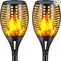 Aityvert Upgraded Larger Solar Torch Waterproof Outdoor Dancing Flames Flickering Flames Garden Light Landscape Decoration Pathway Patio Lights 43 96 LED (2 Pack)