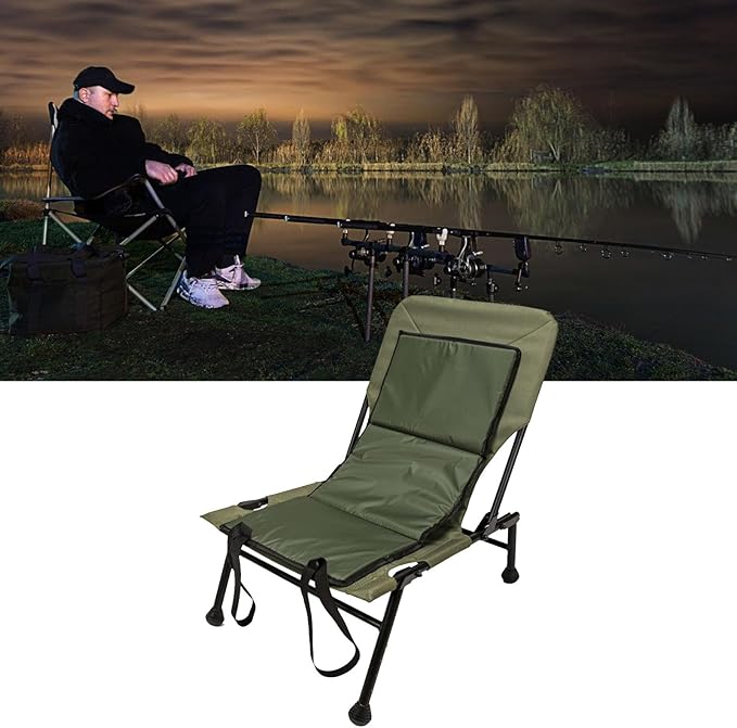 Camping Chair for Adults High Back Folding Camp Chair Heavy Duty Outdoor Lawns Chair for Camping Hiking Picnics Beach