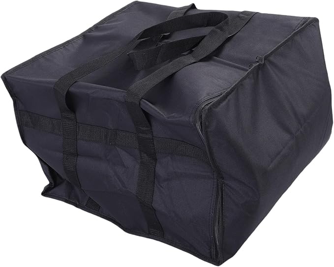 Fabater Insulated Pizza Delivery Bag 600D Oxford Fabric Thermal Pizza Warmer Bag Hot Pizza Carrier Insulated Bags Black 20x20x14 Inches