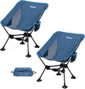 WildCall Lightweight Folding Camping Chair Compact Beach Chair with Anti-Sinking Large Feet