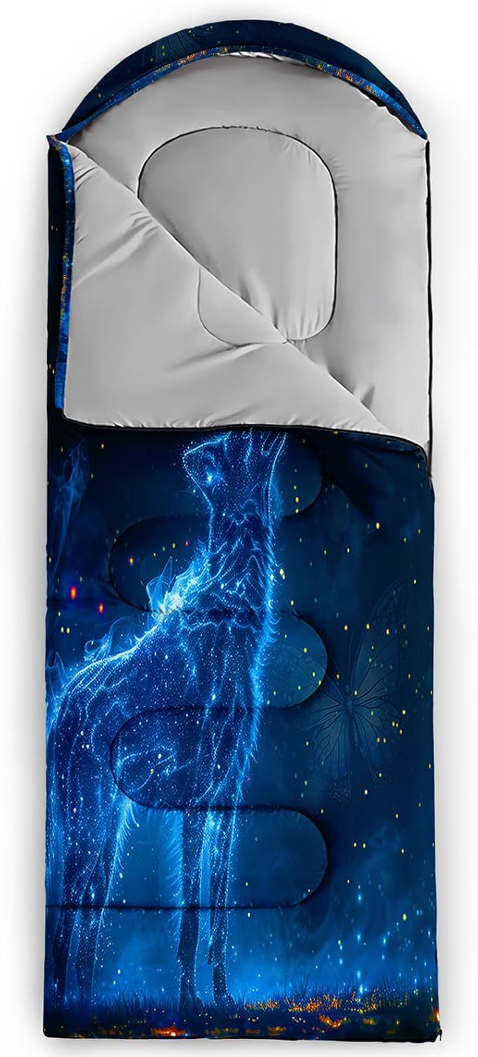 AILONEN Sunflower Sunset Sleeping Bag for Boys Girls Adults3 Season Warm &amp Cool Weather Botanical Design Lightweight Waterproof Camping Sleeping BagHikingOutdoor Backpack Traveling