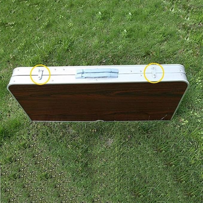 Folding Table Portable Outdoor Folding Tables Slim Lightweight Small Family Table Suitable for FishingPicnicCamping and Trave