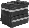 Asixxsix Insulated Food Delivery Bag Expandable Food Delivery Backpack with Water Proof Material for Pizza and Takeout