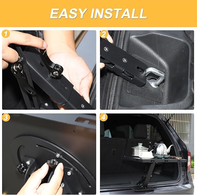Tailgate Camping Table Compatible with Honda Pilot 2016 2018 2019 2020 2021 2022 Trunk Camping Table Folding Outdoor Tail Desk Road Trip Accessories