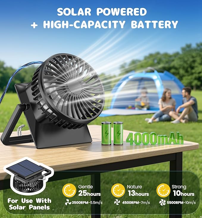 Baby Beach Tent Solar Cooling Fan Anti-UV Toddler Beach Tent Sun Shelter Portable Travel Fan Beach Shade Tent Baby Play Tent Built-in Ceiling Fan Sun Shelters Toddler Beach Essentials