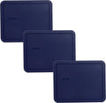 Pyrex 7212-PC 11-Cup Blue Food Storage Replacement Lid (3-Pack) - Made in USA