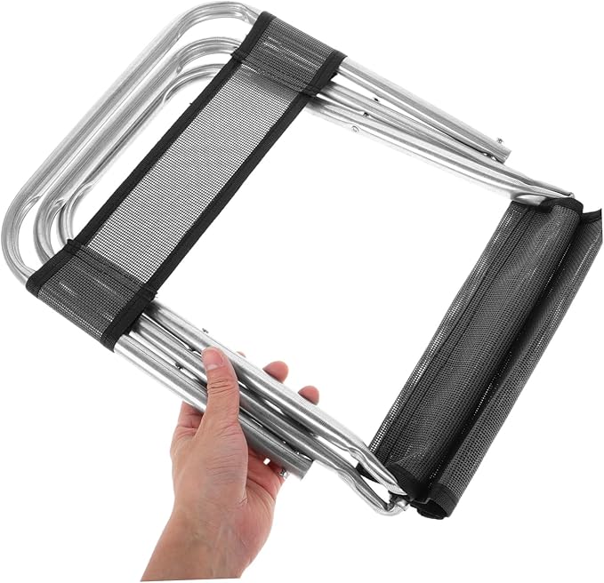 Folding Fishing Stool for Adults Compact Camping Chair Lightweight and Sturdy for Beach Picnic and Camping Random Color