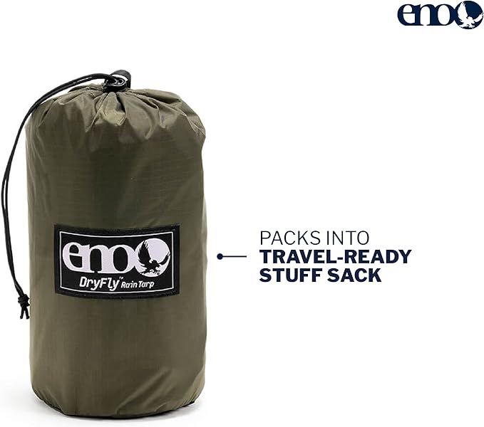 ENO Eagles Nest Outfitters DryFly Rain Tarp Ultralight Hammock Accessory