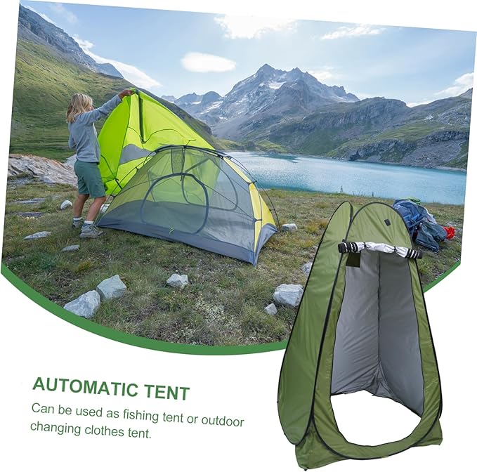 1Pc Portable Changing Clothes Tent Automatic Pop Up Privacy Shower Tent for Camping Fishing and Outdoor Activities Durable and Easy to Carry