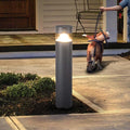 Outdoor Pathway Light 32 in IP65 Waterproof Driveway Lights 3000K led Landscape Lighting Outside620LM Path Lights 120V Hard Large Bollard Lamp for Garden Yard Patio Lawn Walkway Decor