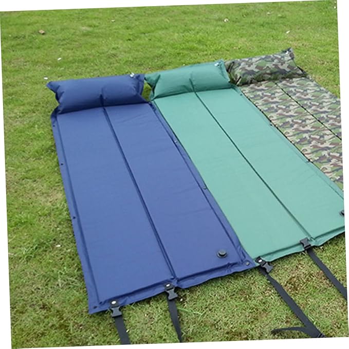 Healifty Wear Resistant Inflatable Camping Pad with Ergonomic Design and Heat Insulation for Travel Backpacking Hiking and Outdoor Sleep Comfort