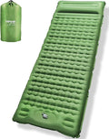 HiiPeak Sleeping Pad for Camping- Ultralight Inflatable Sleeping Mat with Built-in Foot Pump Upgraded Durable Compact Camping Air Mattress for Tent Backpacking Hiking