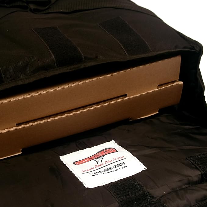 Standard Professional Thermal Pizza Warmer Bag Hot Pizza Carriers for Transport Holds 2-3 Pizzas