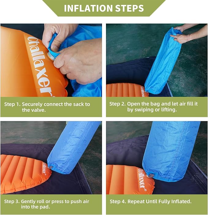 Ultralight Sleeping Pad for Camping 74.8x23.2 Camping Mat with Pump Sack Inflatable Sleeping Pads Compact for Camping Backpacking Hiking Traveling Tent