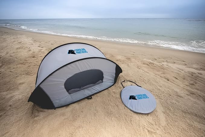 Picnic TIME NFL Manta Portable Beach Tent - Pop Up Tent - Beach Sun Shelter Pop Up
