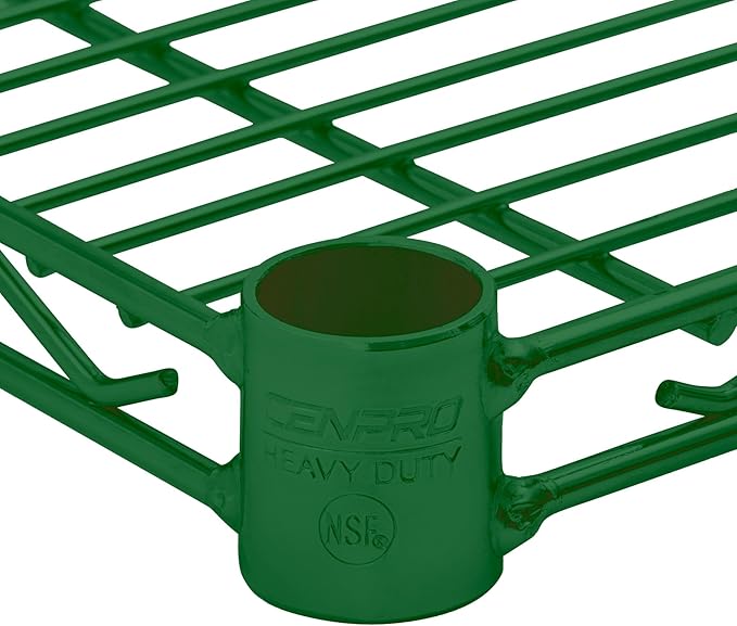 24 x 36 Green Epoxy Finish Metal NSF Wire Shelf for Shelving Units and Storage (30V-094)