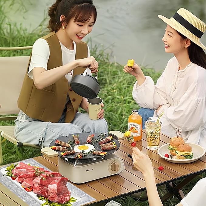 SprotEmblema 2 PCS Flexible Ice Mat for Food Cooling - Leakproof Gel Ice Sheet Cuttable &amp Foldable Cooler Pad for Lunch Box Beach BBQ Parties &amp Travel