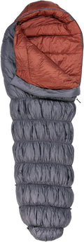Klymit KSB Lightweight Mummy Sleeping Bag 20°F Cold Weather Sleeping Bag for Camping Hiking and Backpacking Gray Large