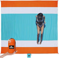 SUN NINJA Sand Proof Beach Blanket - Sand Free Beach Mat Lightweight &amp Quick Dry Beach Essentials with Travel Bag Giant Beach Blanket (10'x9') Perfect for Outdoors Picnic Camping &amp Travel
