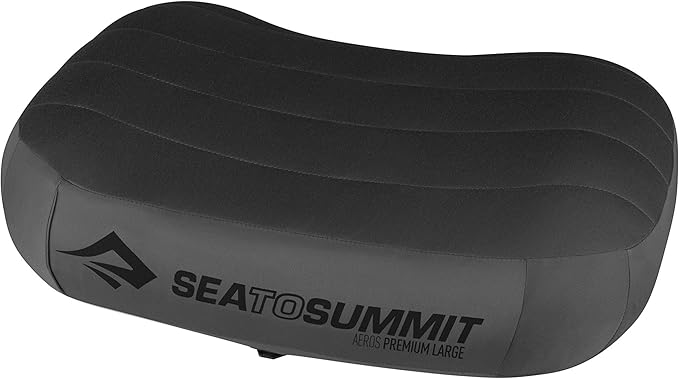 Sea to Summit Aeros Premium Inflatable Travel Pillow Large Grey