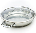 David Burke Splendor 12.5 Fry Pan – Thick Solid Steel Side Handles