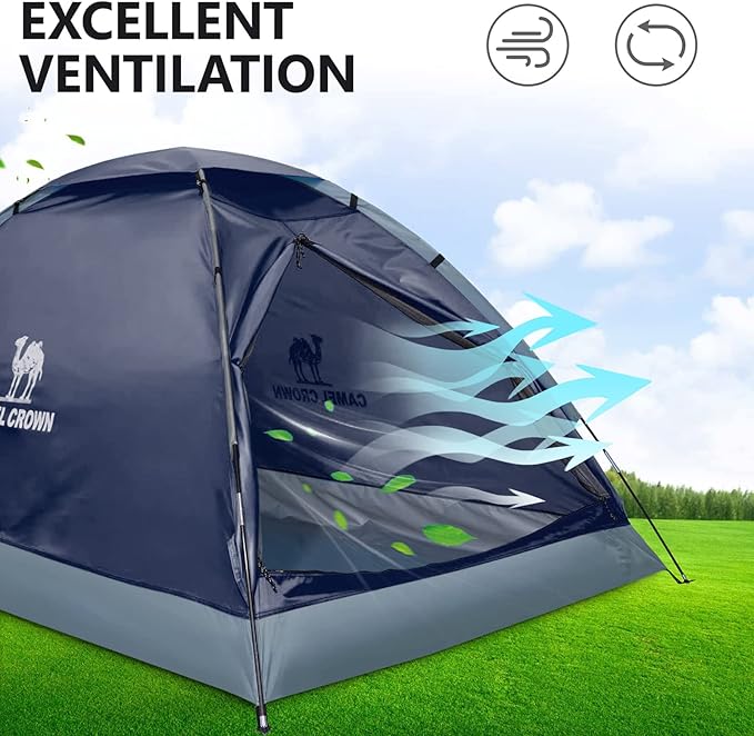 CAMEL CROWN Tents for Camping 2/3/4/5 Person Camping Dome Tent WaterproofSpacious Lightweight Portable Backpacking Tent for Outdoor Camping/Hiking