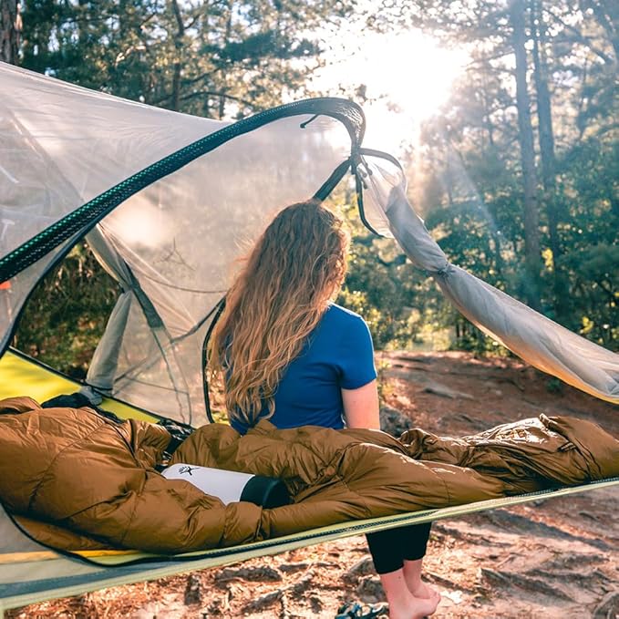 Tentsile Connect V3 2-Person Tree Tent Hammock The Original Tree Tent Company 880 Pound Capacity Portable Treehouse Heavy Duty Ratchets Included Designed in The UK