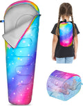 FIOBEE Kids Sleeping Bag for Girls Boys 3 Season Warm &amp Cool Weather Youth Camping Sleeping Bags with Backpacking Bag Waterproof for Traveling Hiking Indoor Outdoor Camping Essentials