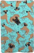 Caroline's Treasures MLM1071TBLT Fawn Great Dane Soft Travel Blanket with Bag Airplane Blanket Indoor Outdoor Camping Blanket for Traveling Picnics Beach Trips Concerts