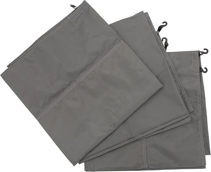 Territory Tents™ 3-Pack Event Tent Wind Panels Portable Event Tent Wind Panels Privacy Panels Slate Gray TA100