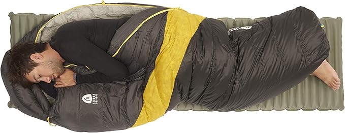 Sierra Designs Nitro 0 Degree 800 Fill DriDown Sleeping Bag - Ultralight Down Sleeping Bag for Backpacking and Camping for Men &amp Women