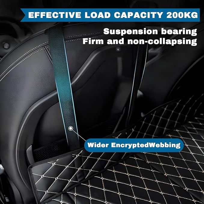 Car Bed for BMW 320 - Custom Fit Leather Heavy-Duty Waterproof Outdoor Back Seat Rest Bed Non Inflatable Double-Sided Folding for BMW 320 2013-2018