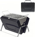PMS Portable Camping Charcoal Grill Folding Stainless Steel Stove for Outdoor Cooking BBQ Camping Hiking Picnic Backpacking