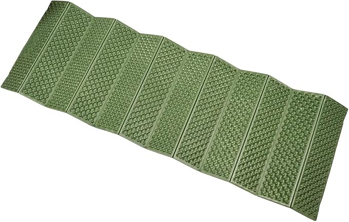 MFH Olive Sleeping Mat 70.9in x 2.8in x 0.4in 100% Ethylene Vinyl Acetate (EVA) Foam-Sleeping-Pads Lightweight and Foldable Perfect for Outdoor Activities