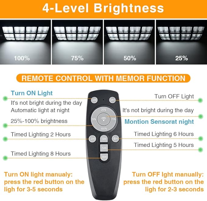 12000W Solar Street Lights Outdoor 100000 Lumens Dusk to Dawn Motion Sensor Security Flood Light Waterproof Perfect for GardenYard Street Parking lot