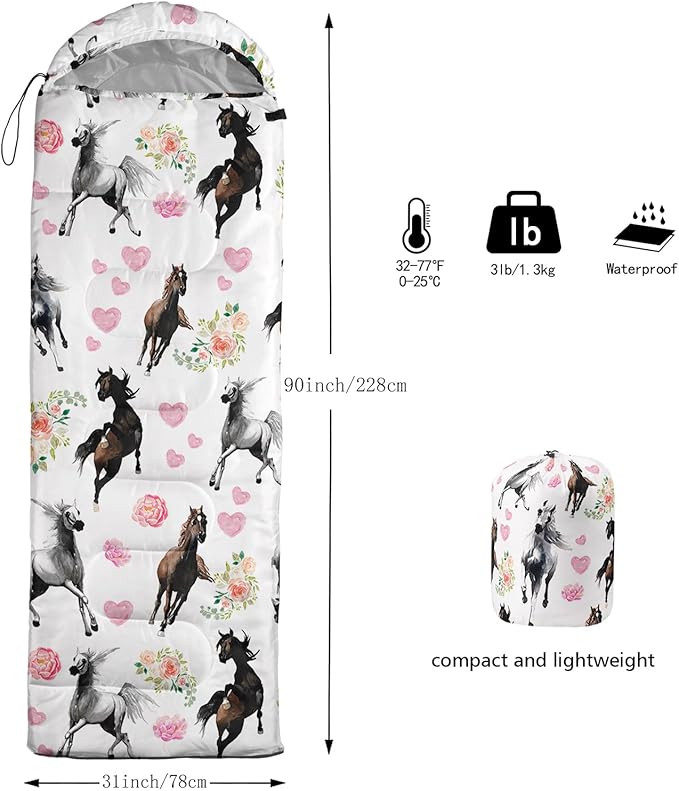Kids Sleeping Bag for Boys Girls3D Basketball Print-Lightweight Warm Portable Outdoor Indoor-Waterproof Cold Weather Resistant Sleeping Bag for Camping Hiking