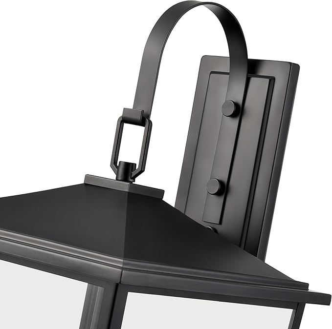 ML Lighting 2984-PBK Fetterton 4-Light Outdoor Wall Sconce in Powder Coated Black Finish