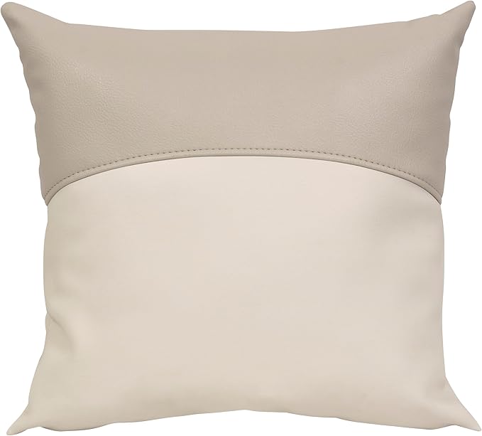 Wise BM1616 Premier Series Square Pontoon Weighted Boat Seat Pillow Platinum/Khaki