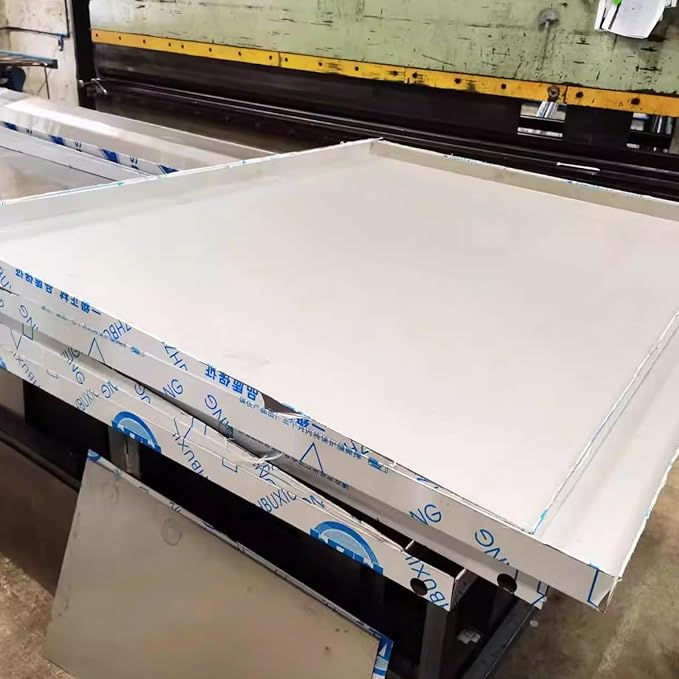 Washing Machine Pan 304 Stainless Steel Washing Machine Drain Pan Kitchen Factory Warehouse Garage Drain Tray Spill Containment Platform Pallets(80x50cm(32x20in))