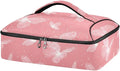Casserole Carrier Cute Pattern Butterfly PrintInsulated Casserole Carrier for Hot or Cold Food Thermal Lunch Tote for Potluck Parties Picnic Beach Fits 9 x 13 Inches Baking Dish