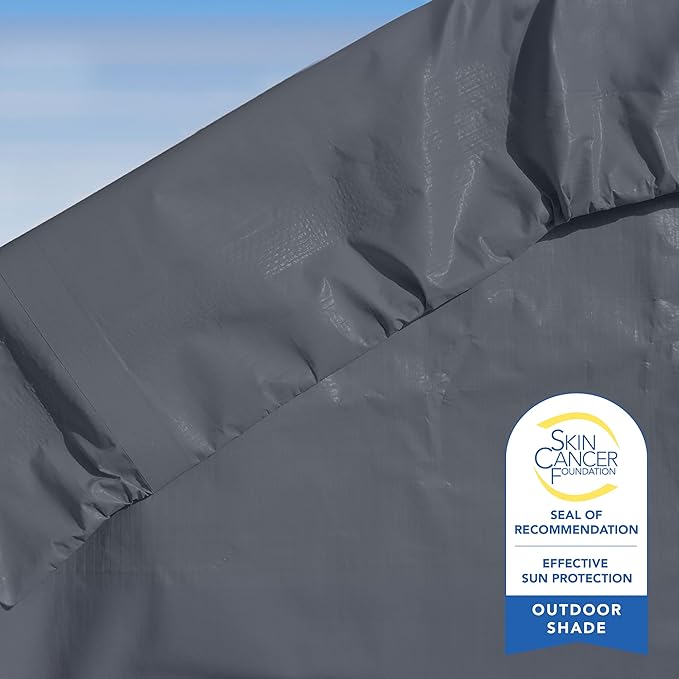 ShelterLogic 77823 Grey 10'x16'x8' Round Style Shelter