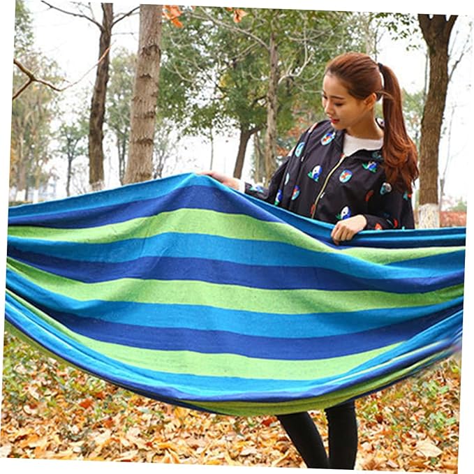 Wide and Thick Canvas Hammock Portable Swing Outdoor Travel Camping Hiking