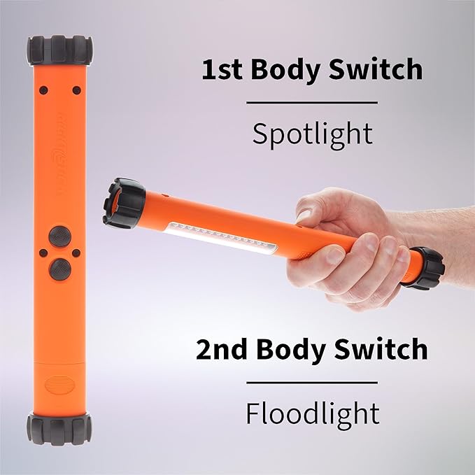 Nightstick NSP-1260 Multi-Purpose LED Flashlight Orange