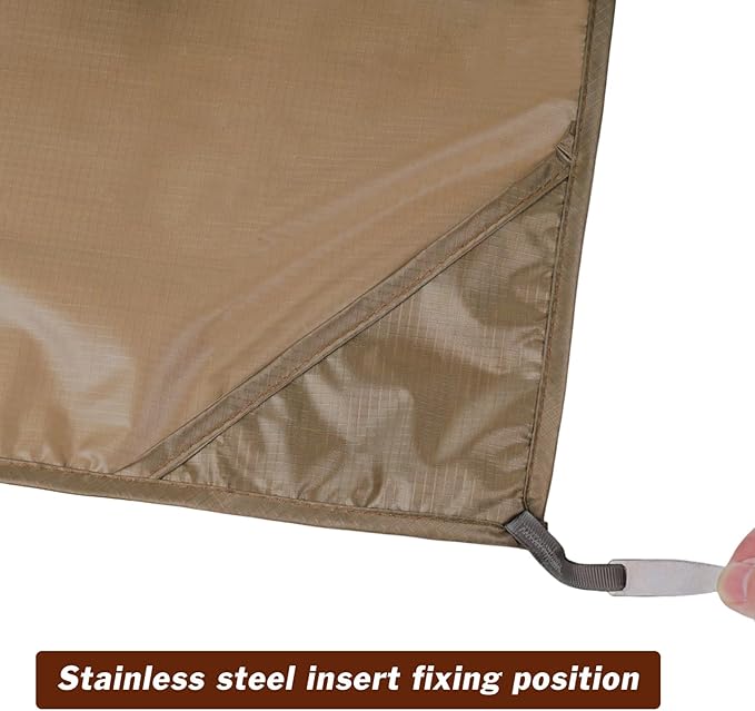 Picnic Blanket Waterproof – Packable Sand Proof Beach Blanket (0.42lb/0.66lb) Compact &amp Foldable Fits in Pocket with Integrated Stakes Ideal for Camping Hiking Travel Concert Festival