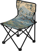 KLL Chinese Painting Spring Serene Countryside Vibrant Lively Collapsible Portable Beach Chairs for Traveling Lightweight Beach Chair with Carrying Bag Outdoor Chair for Traveling Hiking