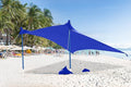 ABCCANOPY Beach Portable Sun Shelter for Beach Camping Trips (7x7 FT Blue)